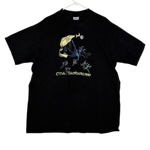 Vintage 1999 All Sport CMA Samhain Band T-Shirt Black XXL Made in USA
